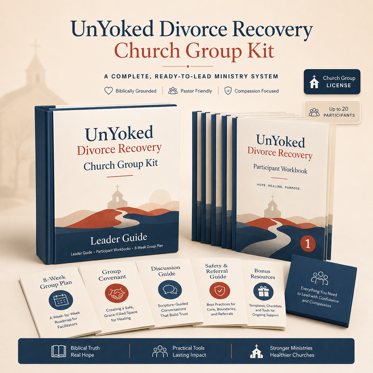 UnYoked Divorce Recovery Church Group Kit